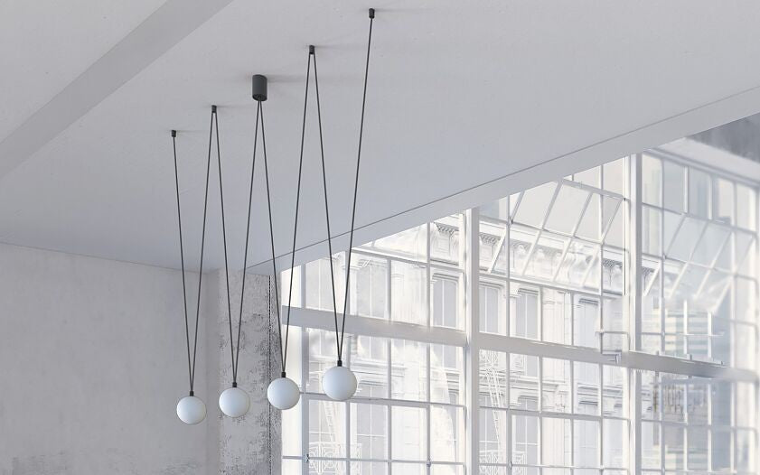 Nowodvorski Lampa wisząca SLING 12W only LED 50/60Hz - Szkło - Czarny I 10354