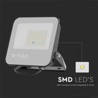 50W Naświetlacz LED SMD / Barwa:4000K / Obudowa: Czarna / Skuteczność 160lm/W