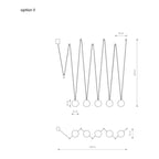 Nowodvorski Lampa wisząca SLING 12W only LED 50/60Hz - Szkło - Czarny II 10355