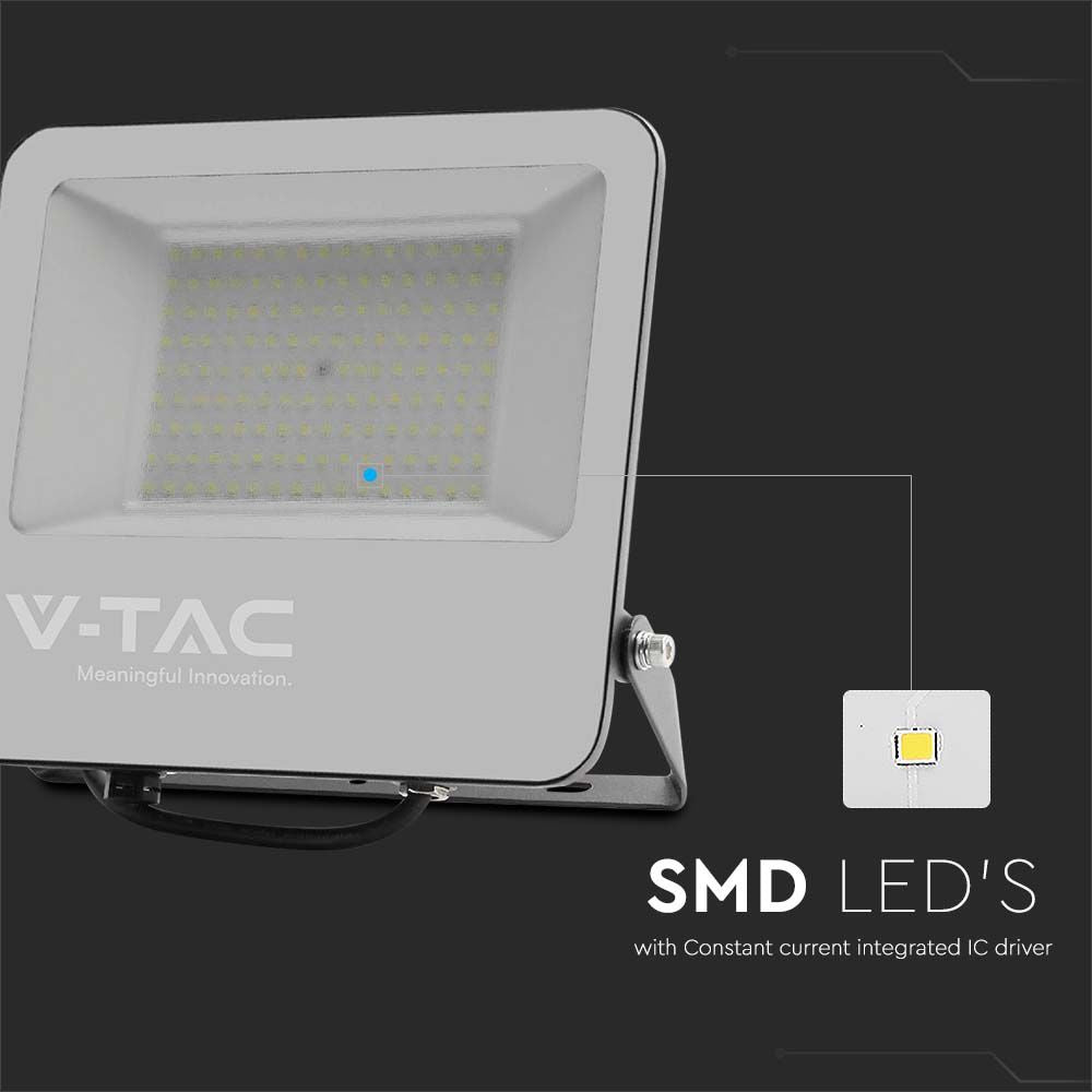 100W Naświetlacz LED SMD / Barwa:4000K / Obudowa: Czarna / Skuteczność 160lm/W
