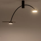 Nowodvorski Lampa przysufitowa HEFT 12W only LED 50/60Hz - Stal lakierowana - Czarny 10356