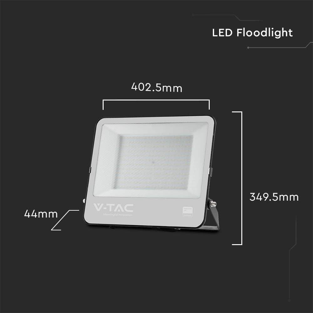 200W Naświetlacz LED SMD / Barwa:4000K / Obudowa: Czarna / Skuteczność 160lm/W