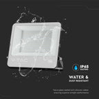 200W Naświetlacz LED SMD / Barwa:4000K / Obudowa: Czarna / Skuteczność 160lm/W