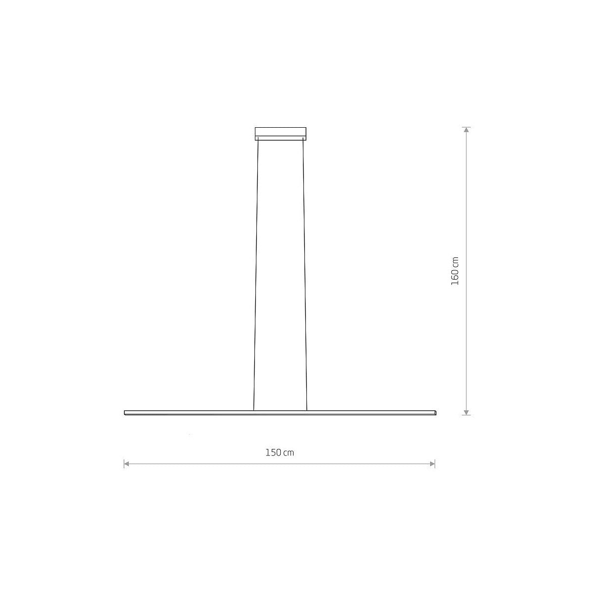 Nowodvorski Lampa liniowa sufitowa BAR LED M 32W 50/60Hz - Aluminium lakierowane - Czarny I 10364