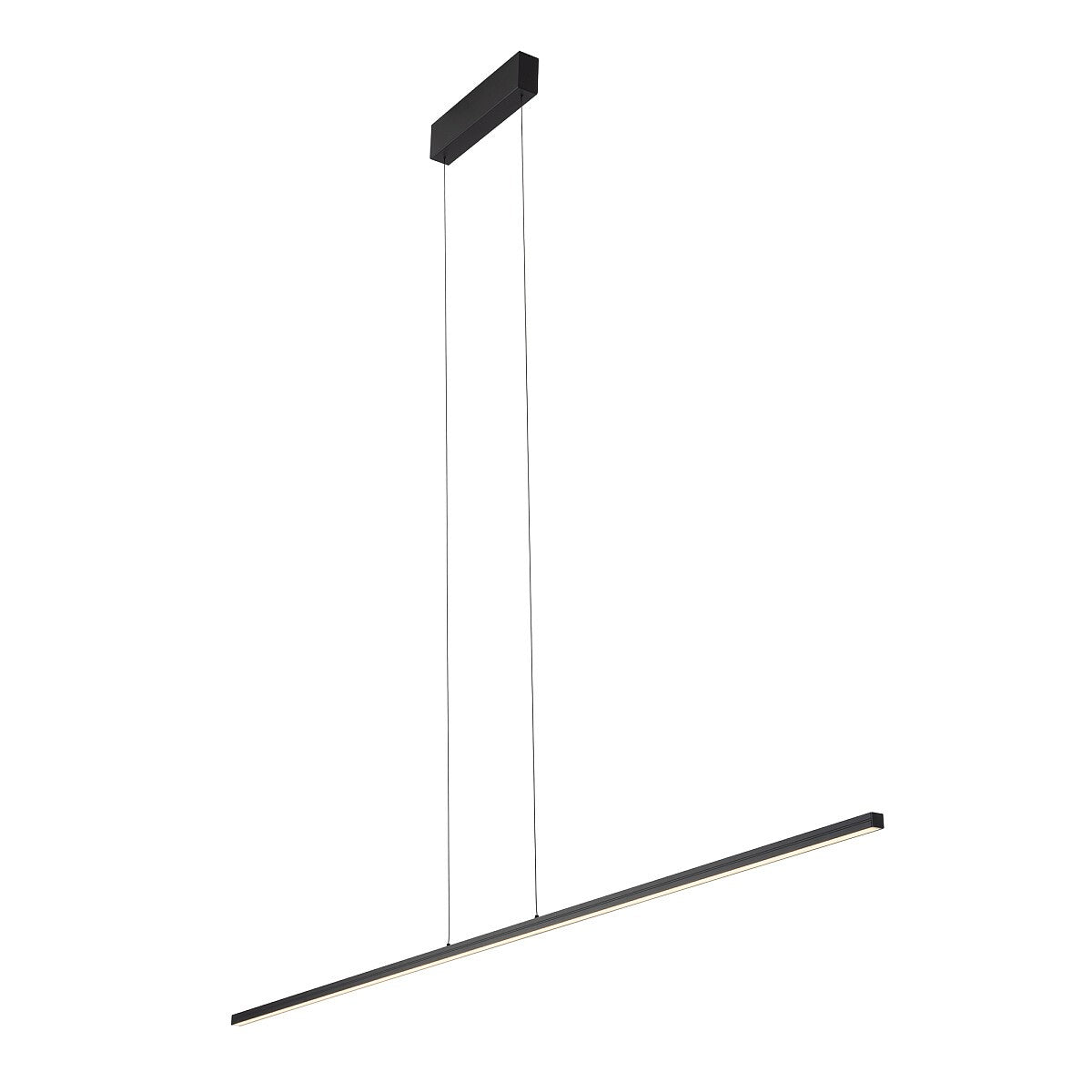 Nowodvorski Lampa liniowa sufitowa BAR LED L 40W 50/60Hz - Aluminium lakierowane - Czarny I 10365 - lampa włączona