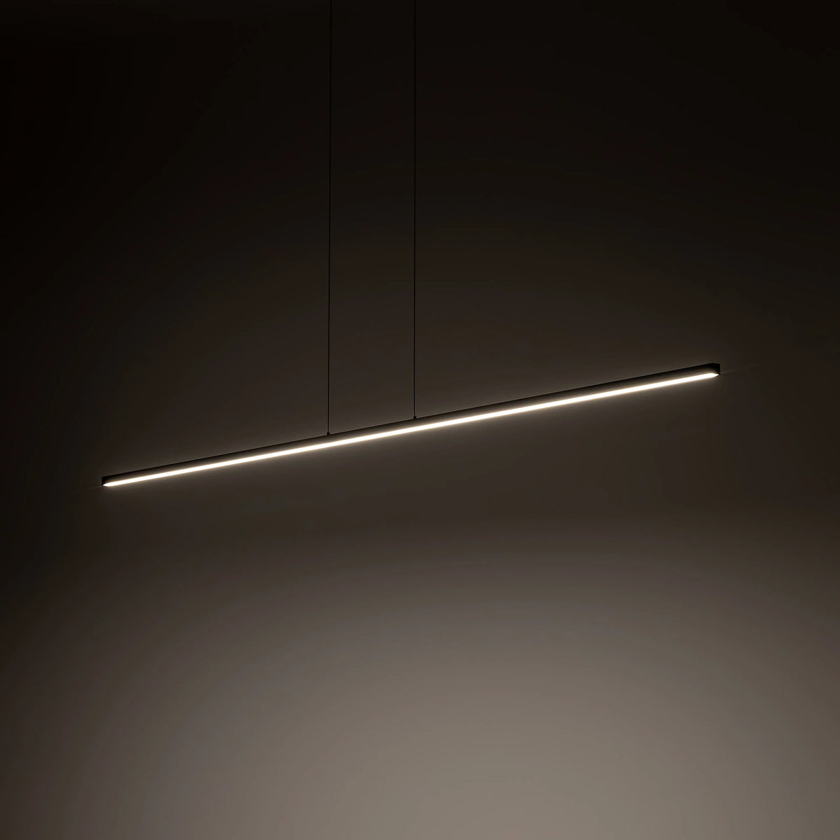 Nowodvorski Lampa liniowa sufitowa BAR LED L 40W 50/60Hz - Aluminium lakierowane - Czarny I 10365 - lampa włączona