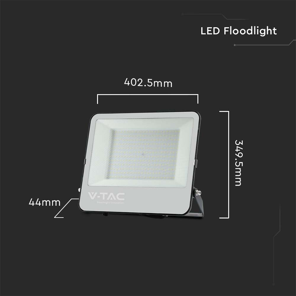 200W Naświetlacz LED SMD / Barwa:6500K / Obudowa: Czarna / Skuteczność 160lm/W