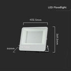 200W Naświetlacz LED SMD / Barwa:6500K / Obudowa: Czarna / Skuteczność 160lm/W