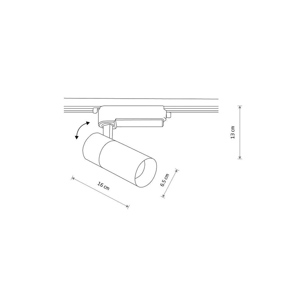 Nowodvorski System szynowy PROFILE TINOS LED 20W 1-obwodowy Profile Lampa 20W - Aluminium lakierowane - Biały I 10374