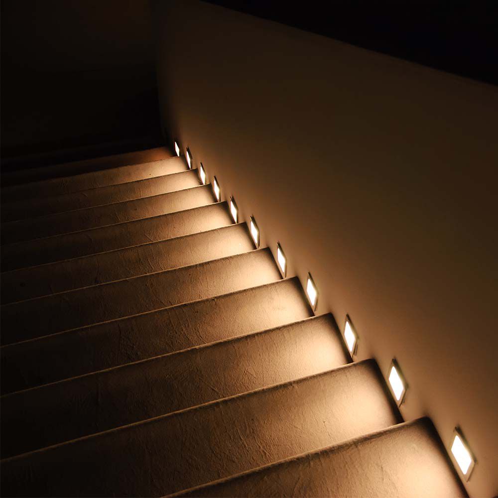 5W Oprawa Schodowa LED / Barwa: 3000K / Obudowa: Biała