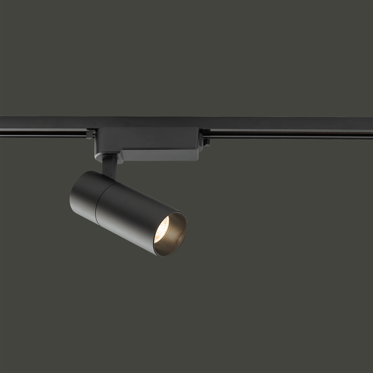 Nowodvorski System szynowy PROFILE TINOS LED 20W 1-obwodowy Profile Lampa 20W - Aluminium lakierowane - Czarny I 10383 - lampa włączona