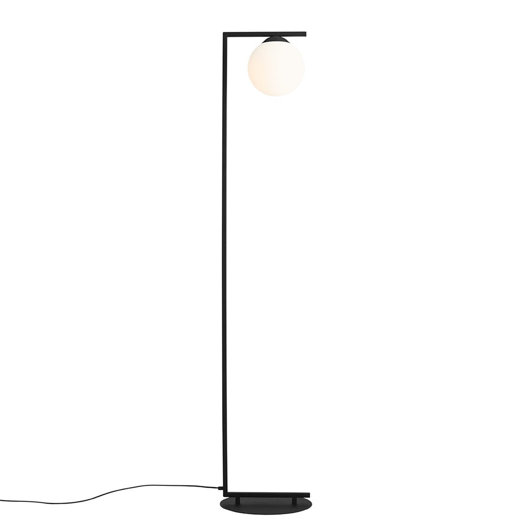 Aldex Lampa Stojąca Zac Black - Metal / szkło - Czarny 1038A1_1
