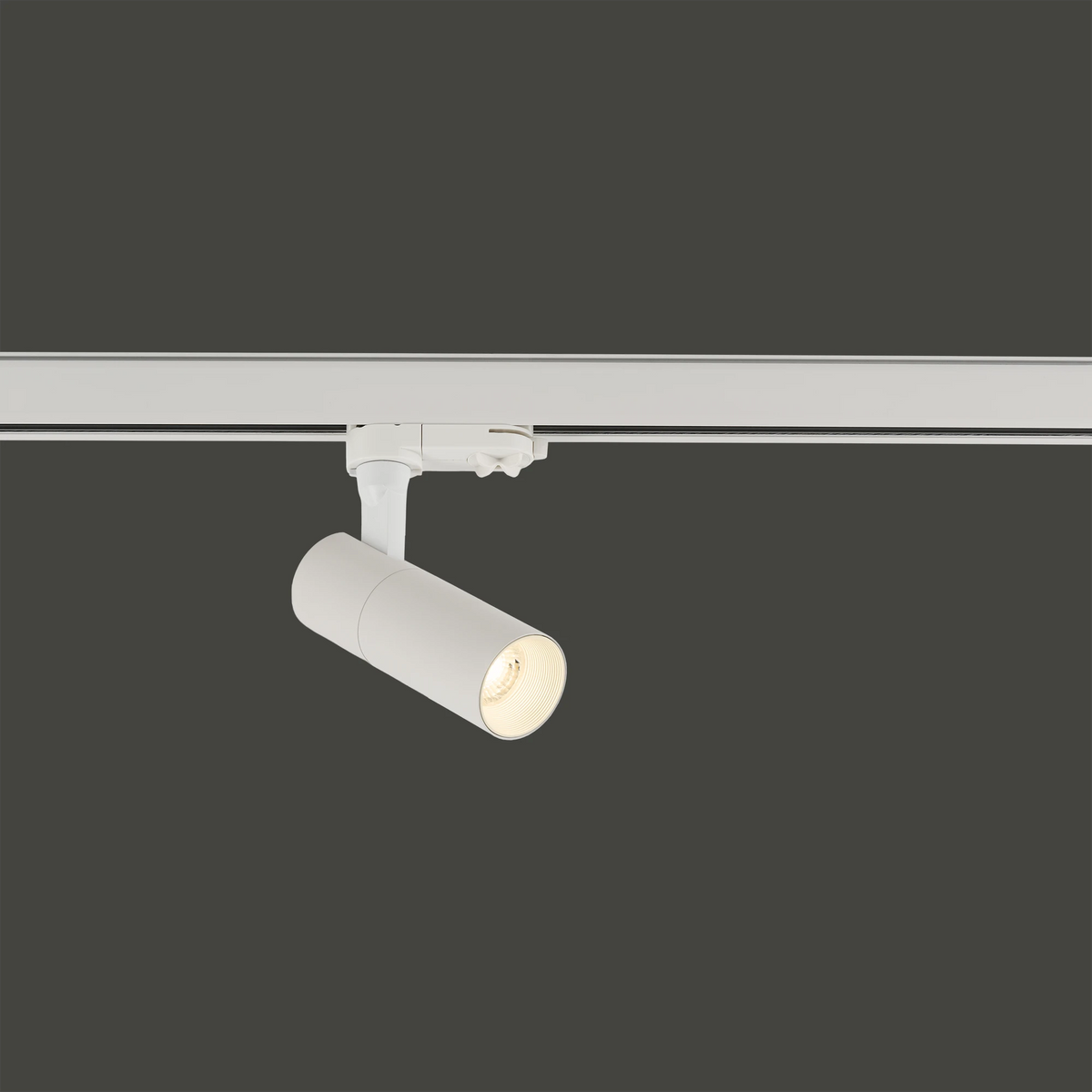 Nowodvorski System szynowy CTLS TINOS LED 10W 3-obwodowy CTLS Lampa 10W - Aluminium lakierowane - Biały I 10390 - lampa włączona