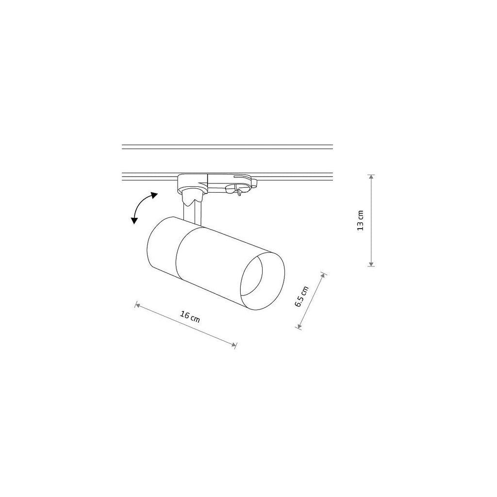 Nowodvorski System szynowy CTLS TINOS LED 20W 3-obwodowy CTLS Lampa 20W - Aluminium lakierowane - Biały I 10391