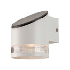 1W Lampa Ścienna LED SMD solarna / Barwa: 3000K / Obudowa: Biała