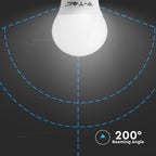 5.5W G45 Żarówka LED / Chip SAMSUNG / Barwa:3000K / Trzonek:B22