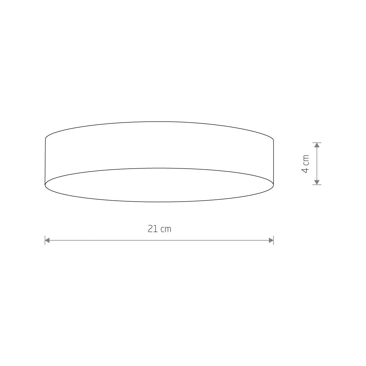 Nowodvorski Plafon LID ROUND LED 35W 50/60Hz - Tworzywo sztuczne - Biały I 10404