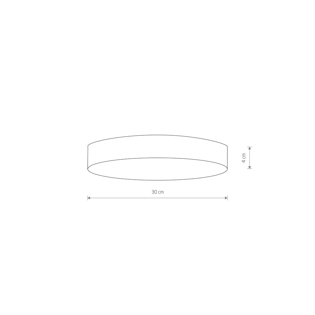 Nowodvorski Plafon LID ROUND LED 50W 50/60Hz - Tworzywo sztuczne - Biały I