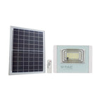 20W Naświetlacz LED z panelem solarnym / Barwa: 4000K / Obudowa: Biała