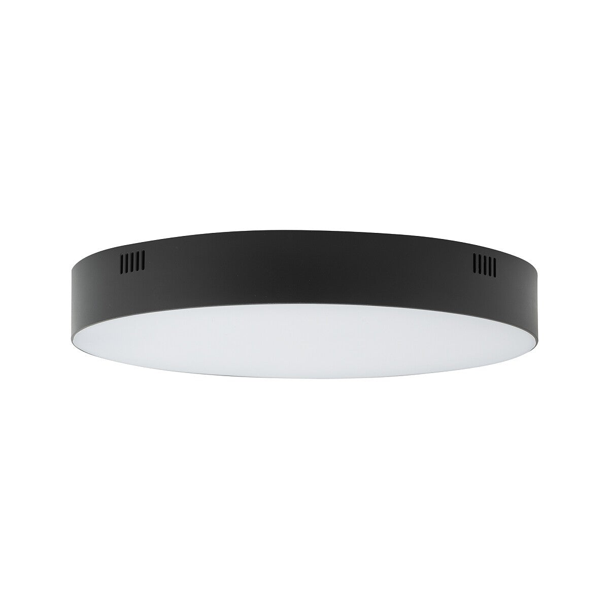 Nowodvorski Plafon LID ROUND LED 50W 50/60Hz - Tworzywo sztuczne - Czarny I 10410 - lampa włączona