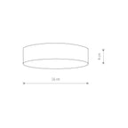 Nowodvorski Plafon LID ROUND LED 25W 50/60Hz - Tworzywo sztuczne - Biały II 10412
