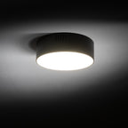 Nowodvorski Plafon LID ROUND LED 15W 50/60Hz - Tworzywo sztuczne - Czarny II 10415