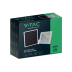 50W Naświetlacz LED z panelem solarnym / Barwa: 4000K / Obudowa: Biała