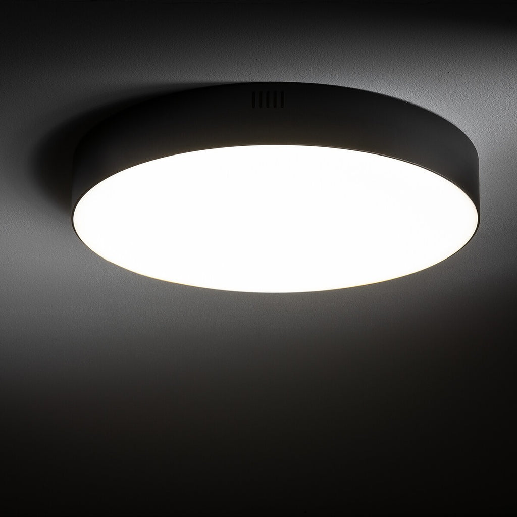 Nowodvorski Plafon LID ROUND LED 50W 50/60Hz - Tworzywo sztuczne - Czarny II 10418