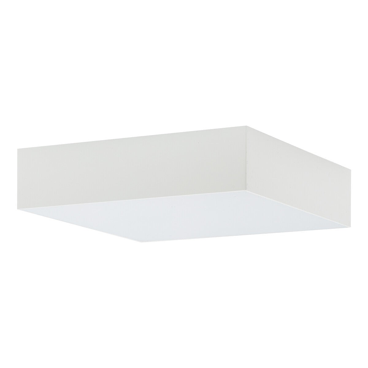 Nowodvorski Plafon LID SQUARE LED 25W 50/60Hz - Tworzywo sztuczne - Biały I 10421 - lampa włączona