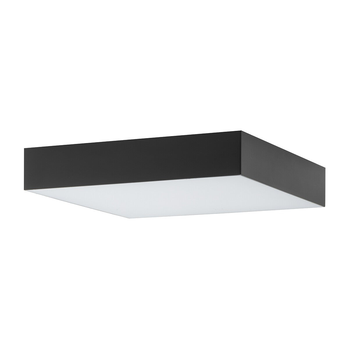 Nowodvorski Plafon LID SQUARE LED 35W 50/60Hz - Tworzywo sztuczne - Czarny I 10426 - lampa włączona