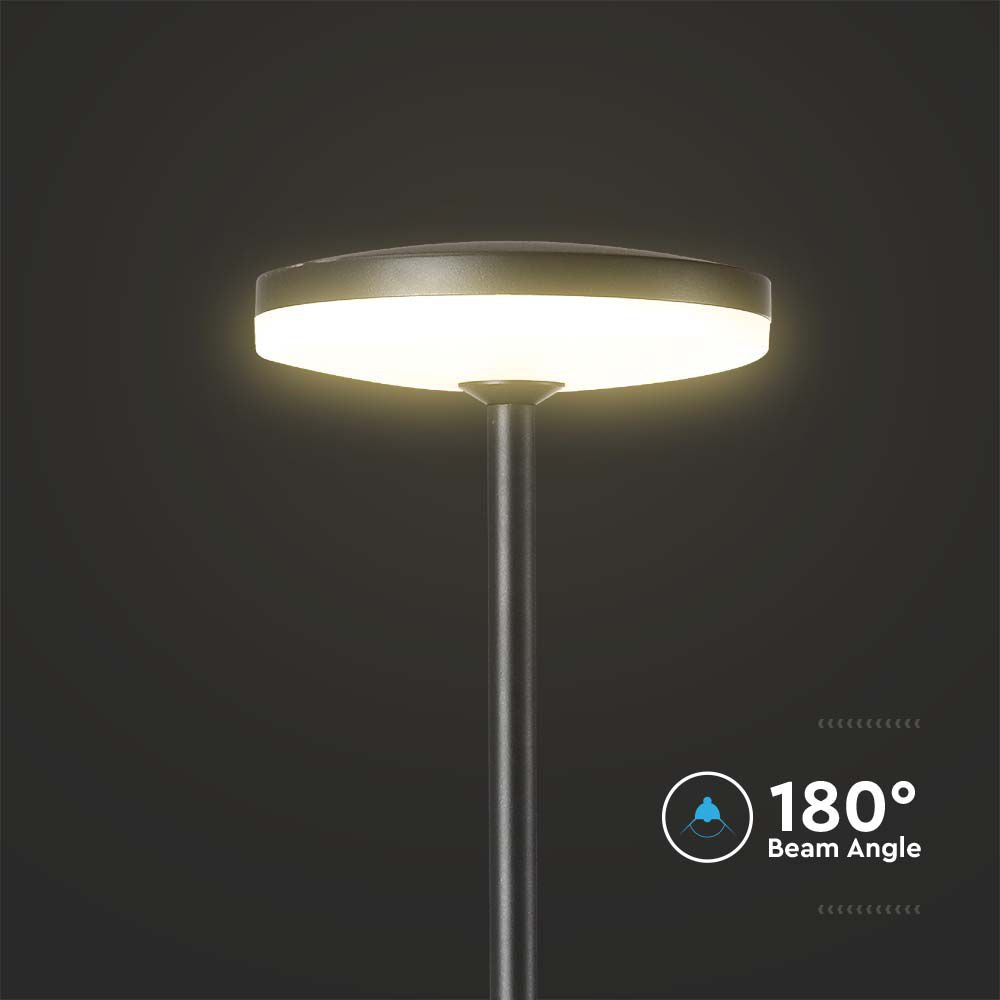 12W Słupek ogrodowy LED (D150*H800) / Barwa: 4000K / Obudowa: Antracyt
