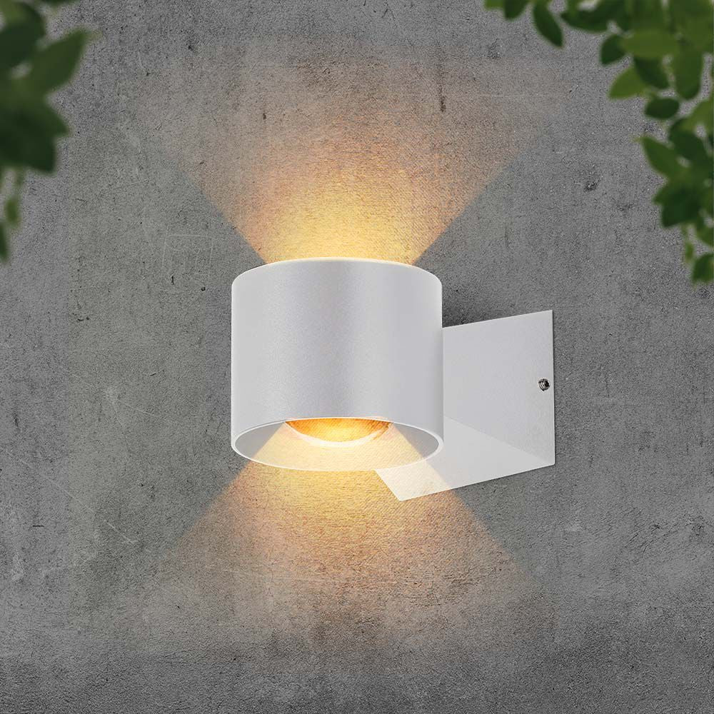 5W Lampa Ścienna LED / Barwa: 4000K / Obudowa: Biała