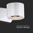 5W Lampa Ścienna LED / Barwa: 3000K / Obudowa: Biała
