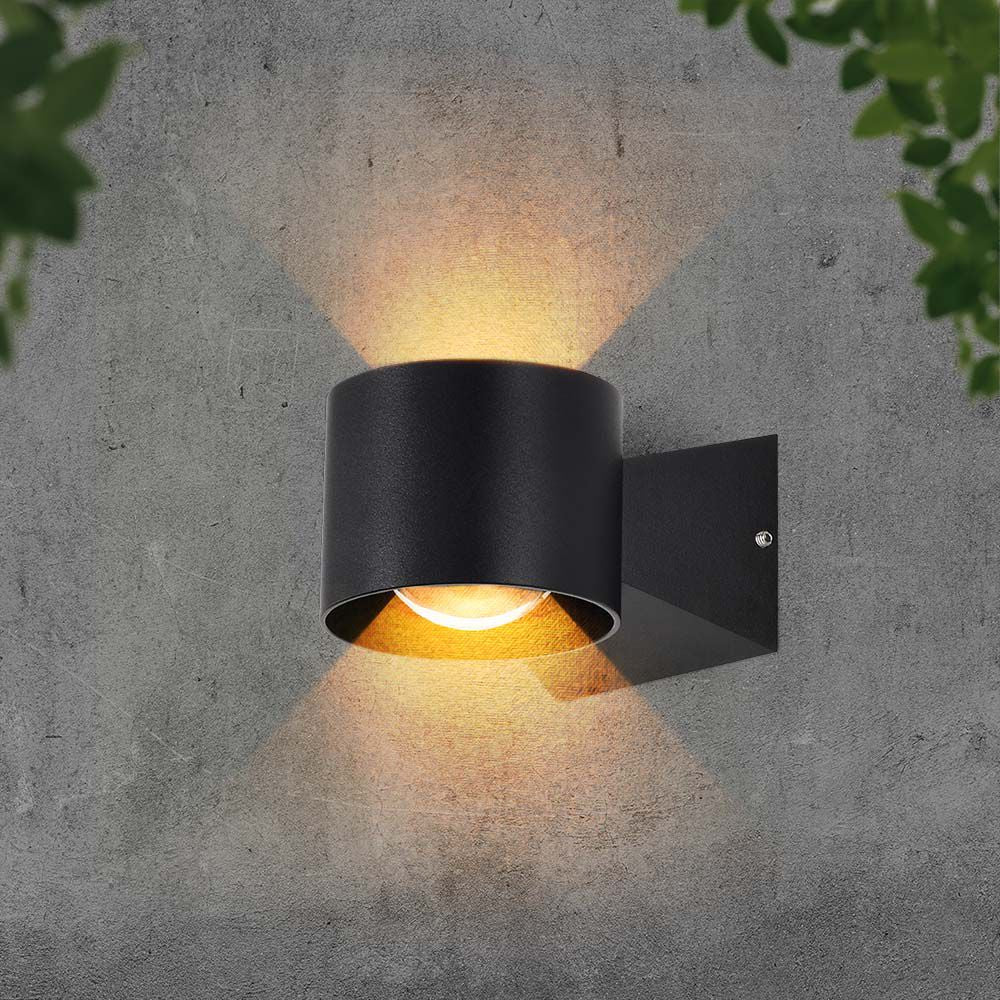 5W Lampa Ścienna LED / Barwa: 4000K / Obudowa: Czarna