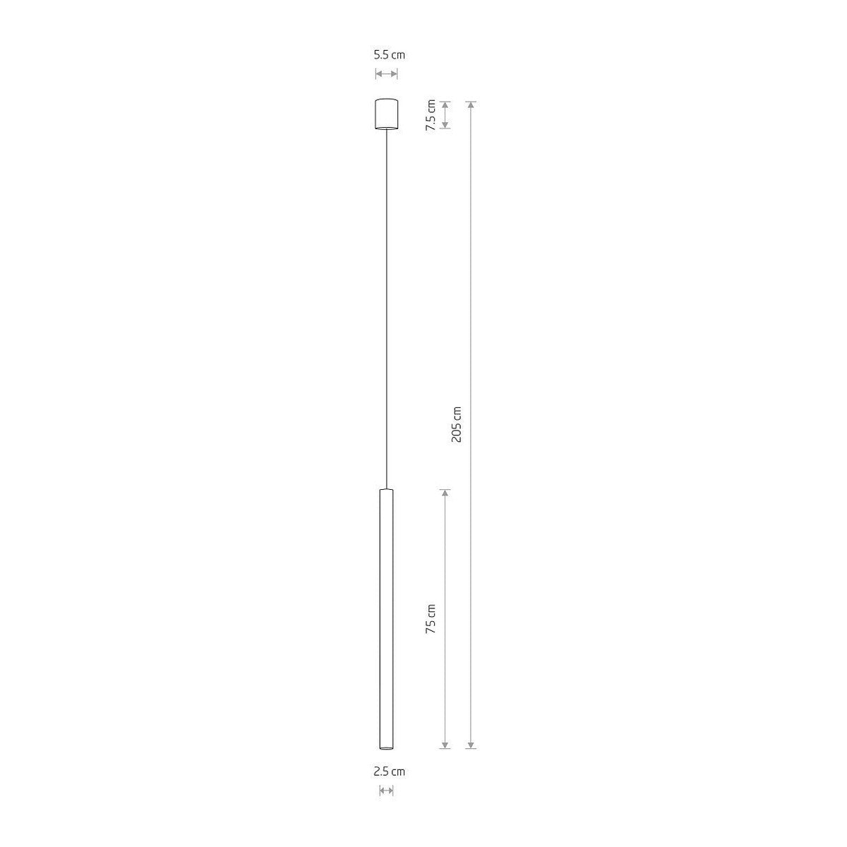 Nowodvorski Lampa wisząca LASER 750 1x10W only LED 50/60Hz - Stal lakierowana - Satynowa miedź 10448