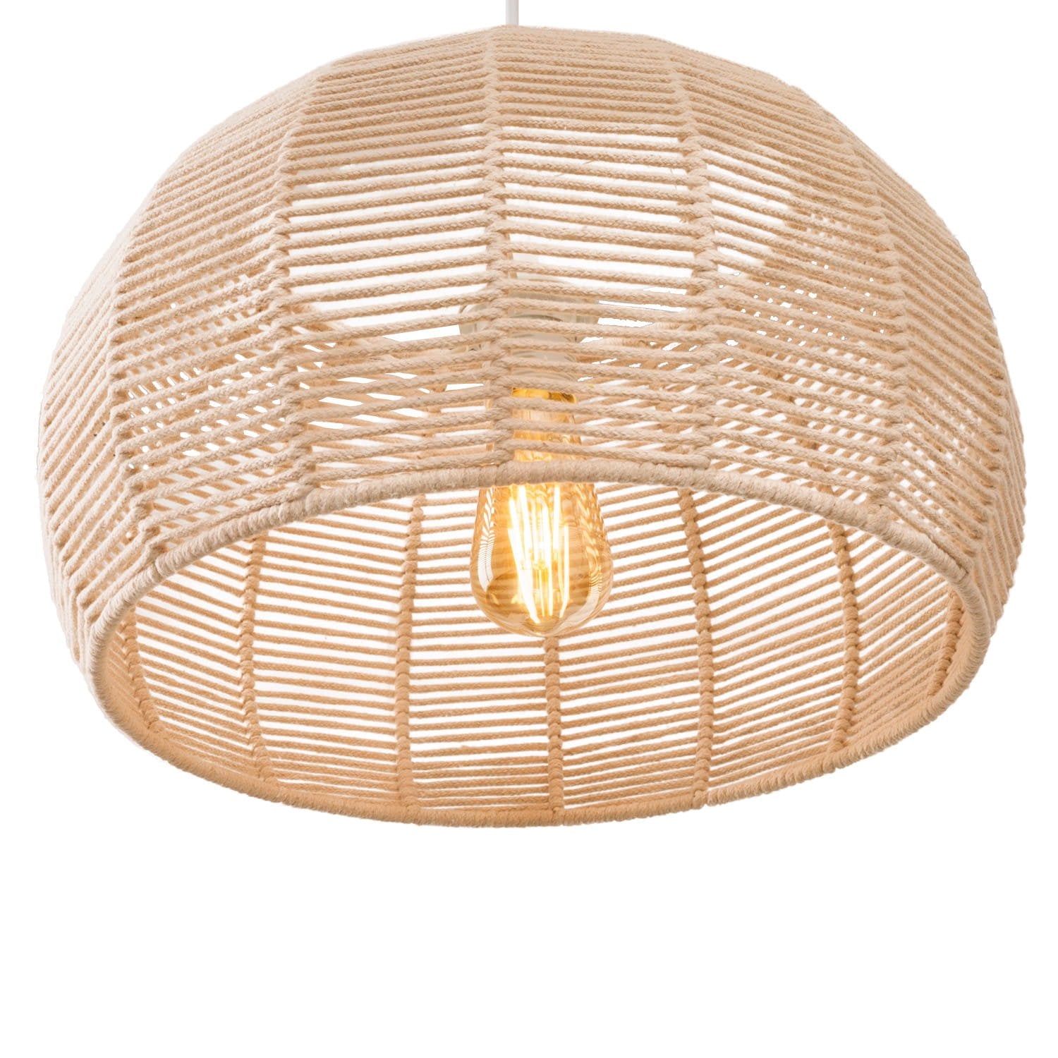 Maxlight Lampa wisząca Praslin I - Bawełna - Biały P0583