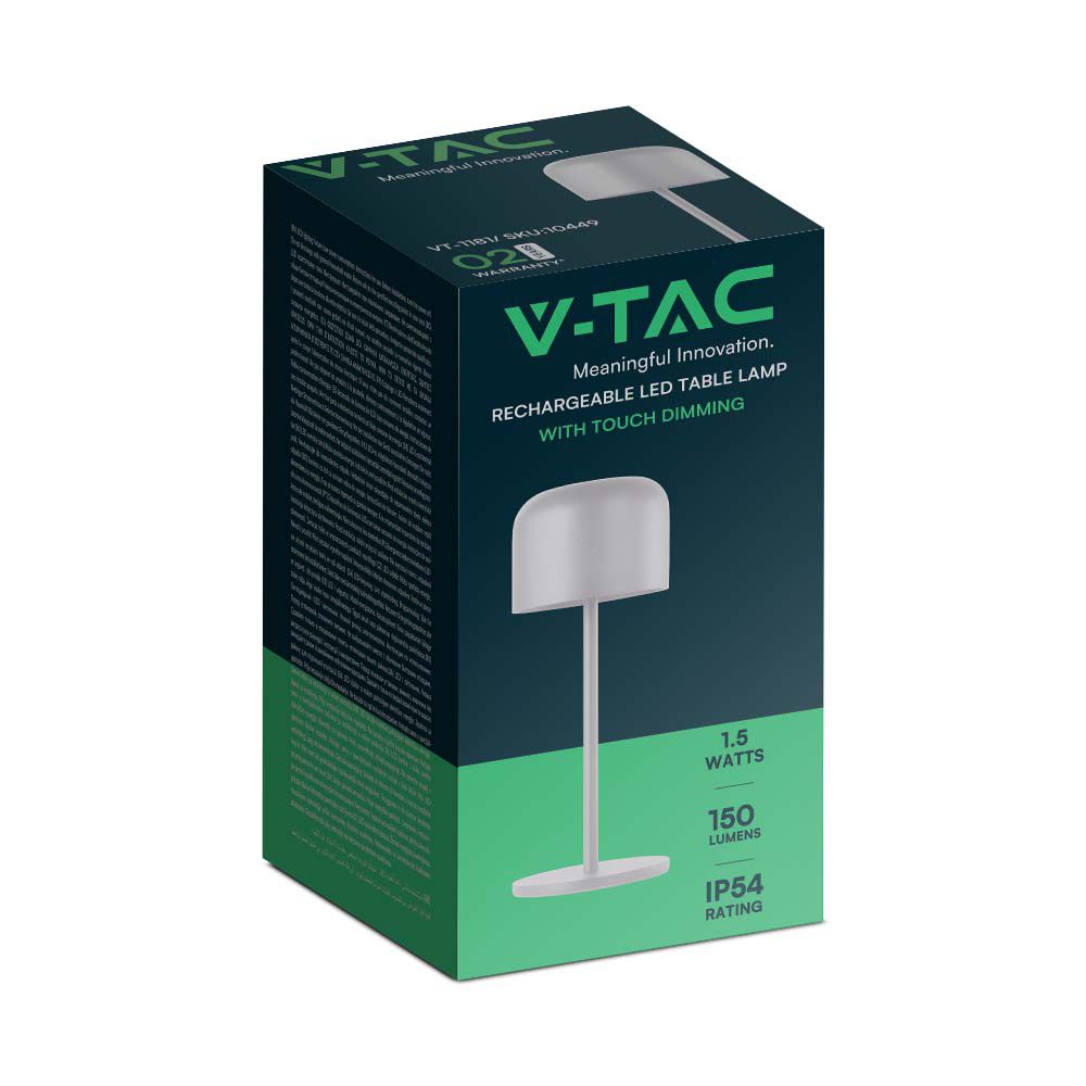 1.5W Lampa LED / Barwa: 3000K+6000K / Obudowa: Biała