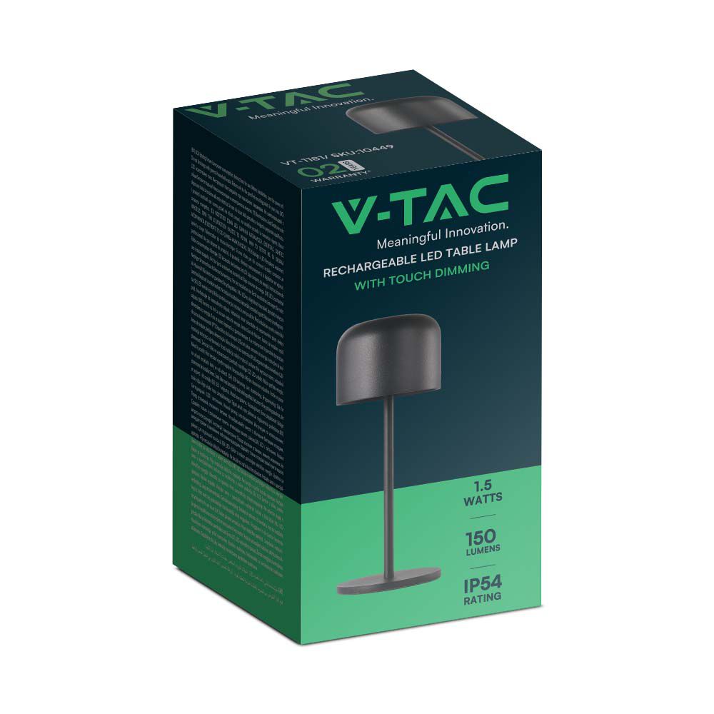 1.5W Lampa LED / Barwa: 3000K+6000K / Obudowa: Czarna