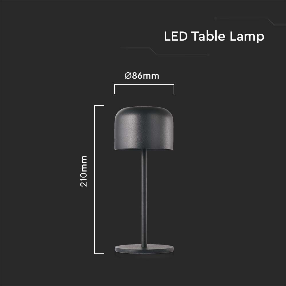 1.5W Lampa LED / Barwa: 3000K+6000K / Obudowa: Czarna