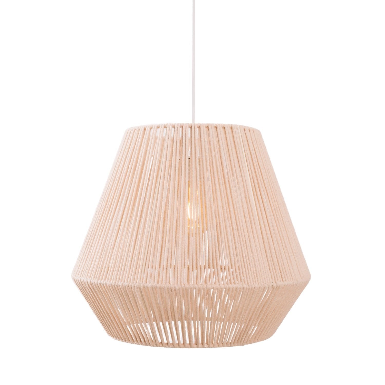 Maxlight Lampa wisząca Praslin II - Bawełna - Biały P0584