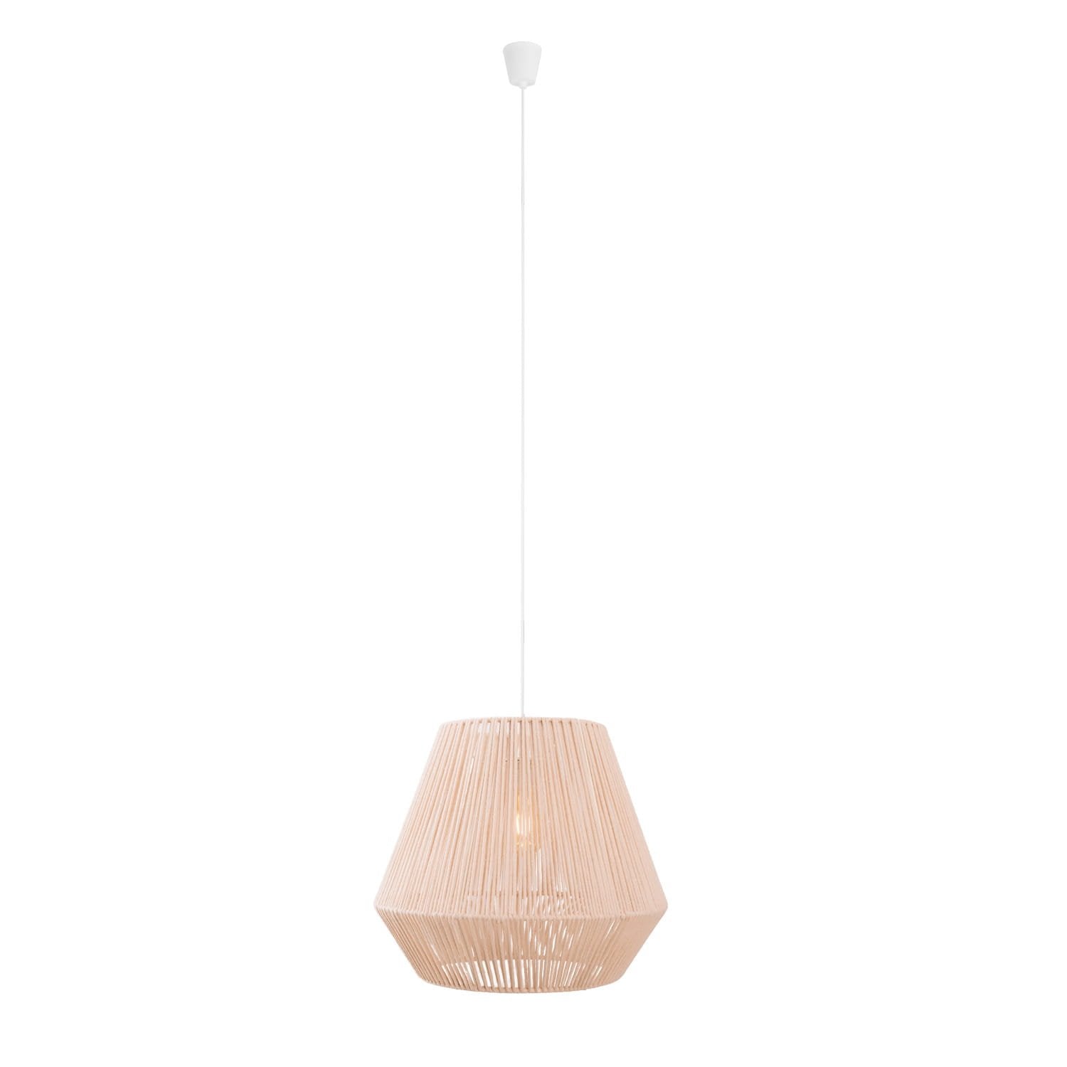 Maxlight Lampa wisząca Praslin II - Bawełna - Biały P0584