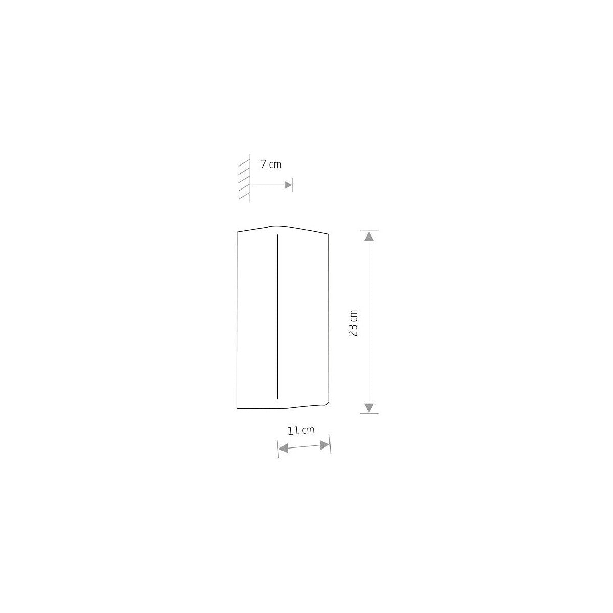Nowodvorski Kinkiet BERGEN 10W only LED 50/60Hz - Aluminium - Złoty 10455