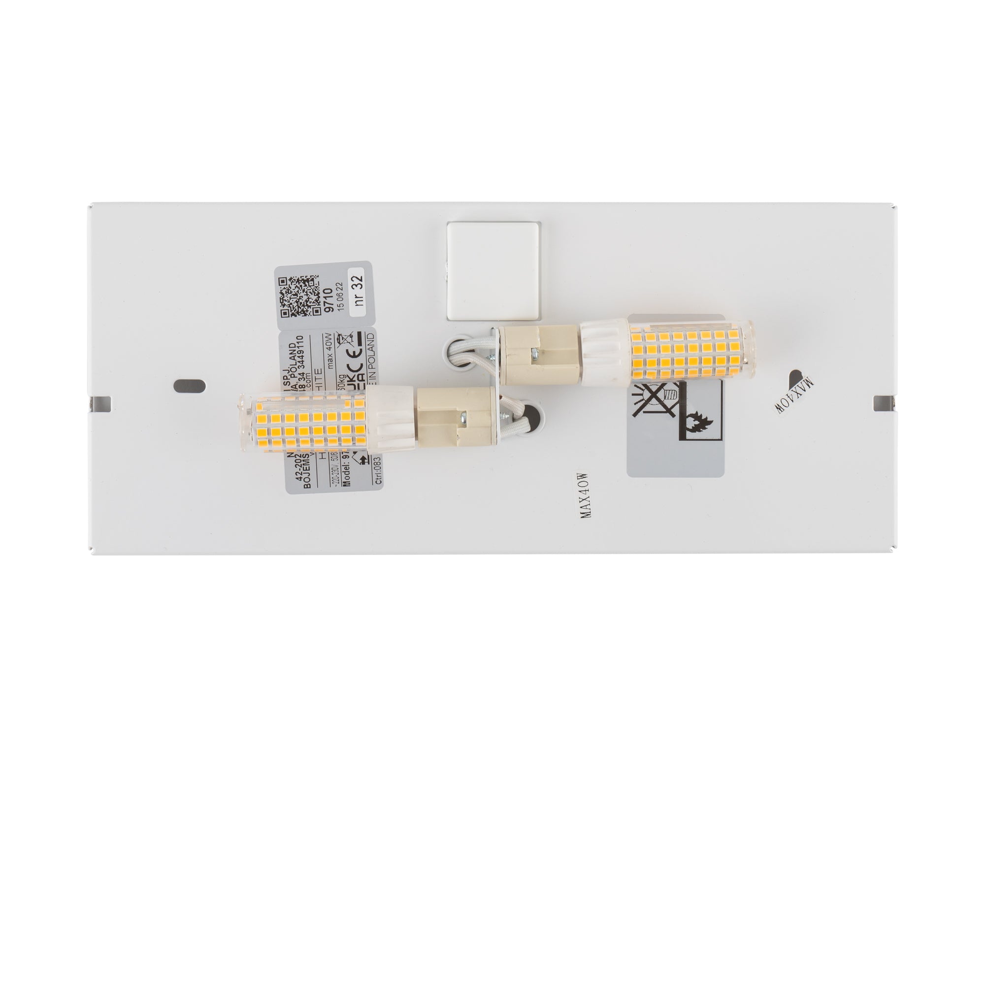 Nowodvorski Kinkiet HAGA 10W only LED 50/60Hz - Aluminium - Złoty