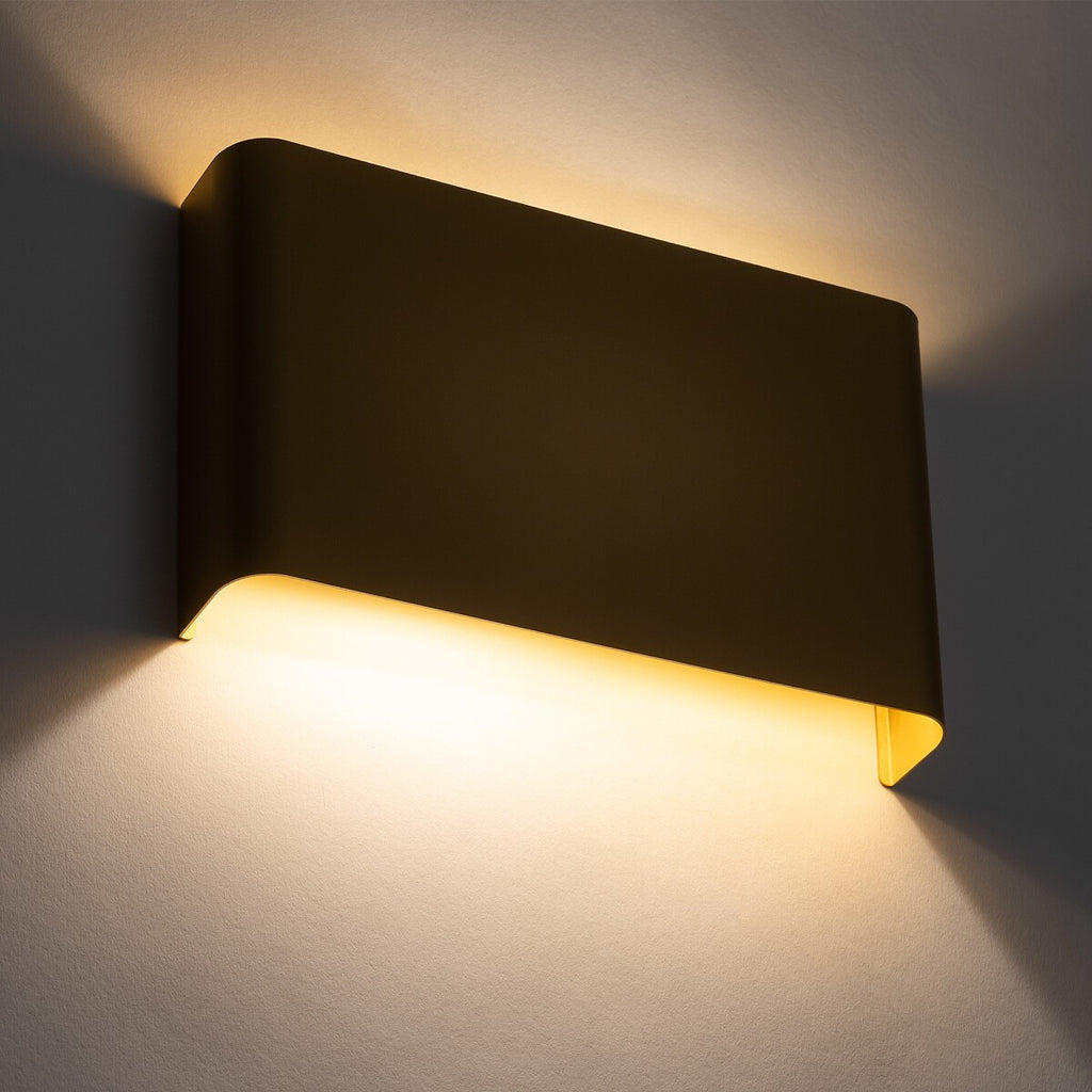 Nowodvorski Kinkiet HAGA 10W only LED 50/60Hz - Aluminium - Złoty 10456