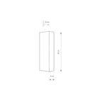 Nowodvorski Kinkiet MALMO 10W only LED 50/60Hz - Aluminium - Złoty 10457