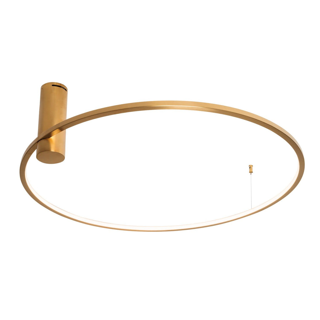 Maxlight Plafon Queen 80cm - Metal - Złoty szczotkowany C0240