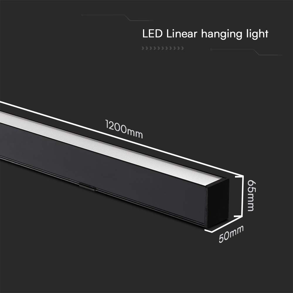 40W Lampa Biurowa / Chip SAMSUNG / Barwa: 3w1 / Obudowa: Czarna