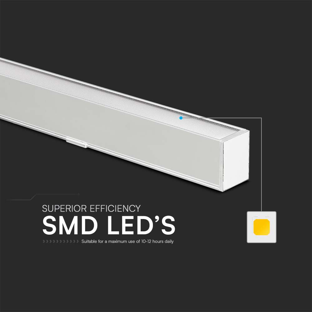 40W Lampa Biurowa / Chip SAMSUNG / Barwa: 3w1 / Obudowa: Biała