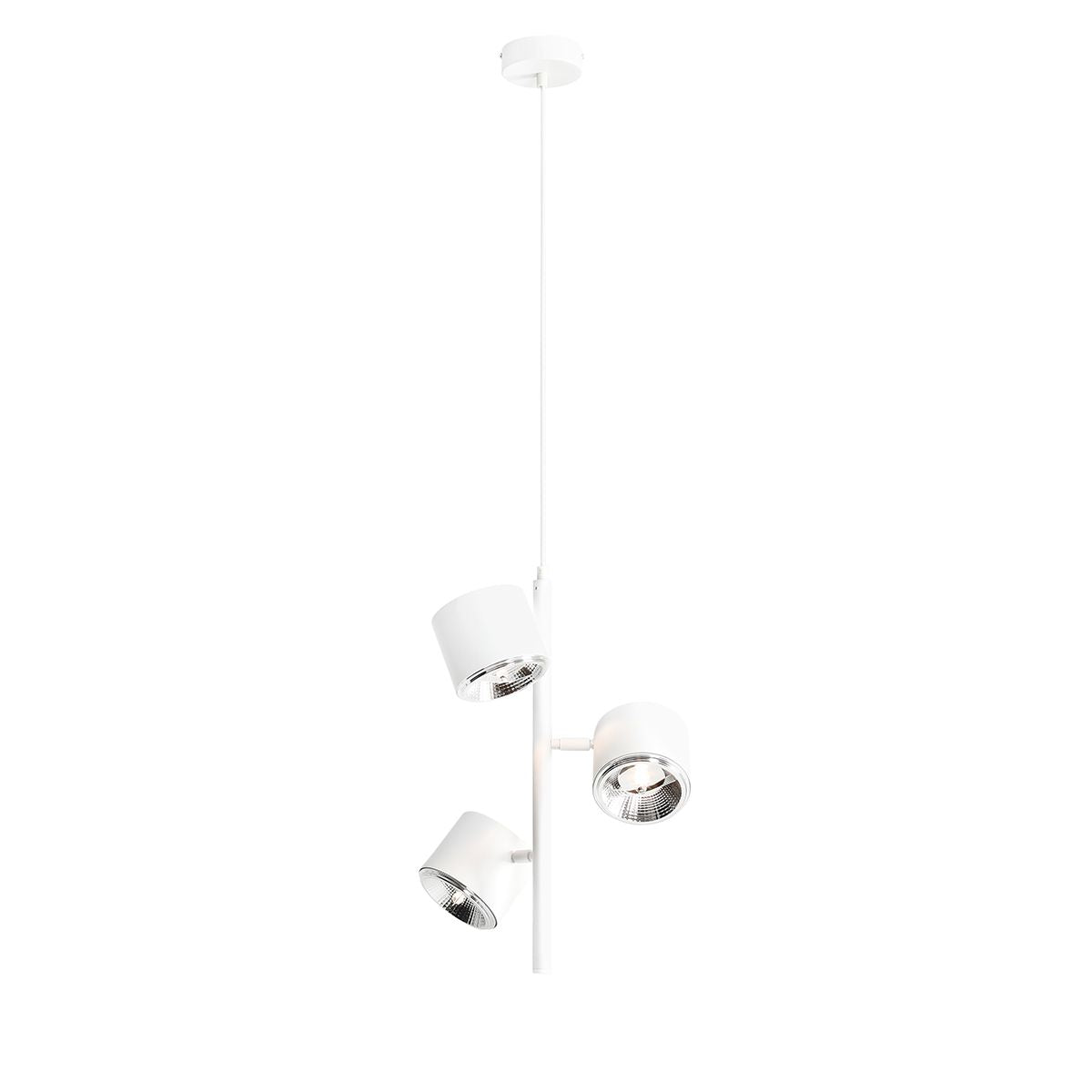 Aldex Lampa Wisząca Bot 3 White - Metal - Biały 1046E