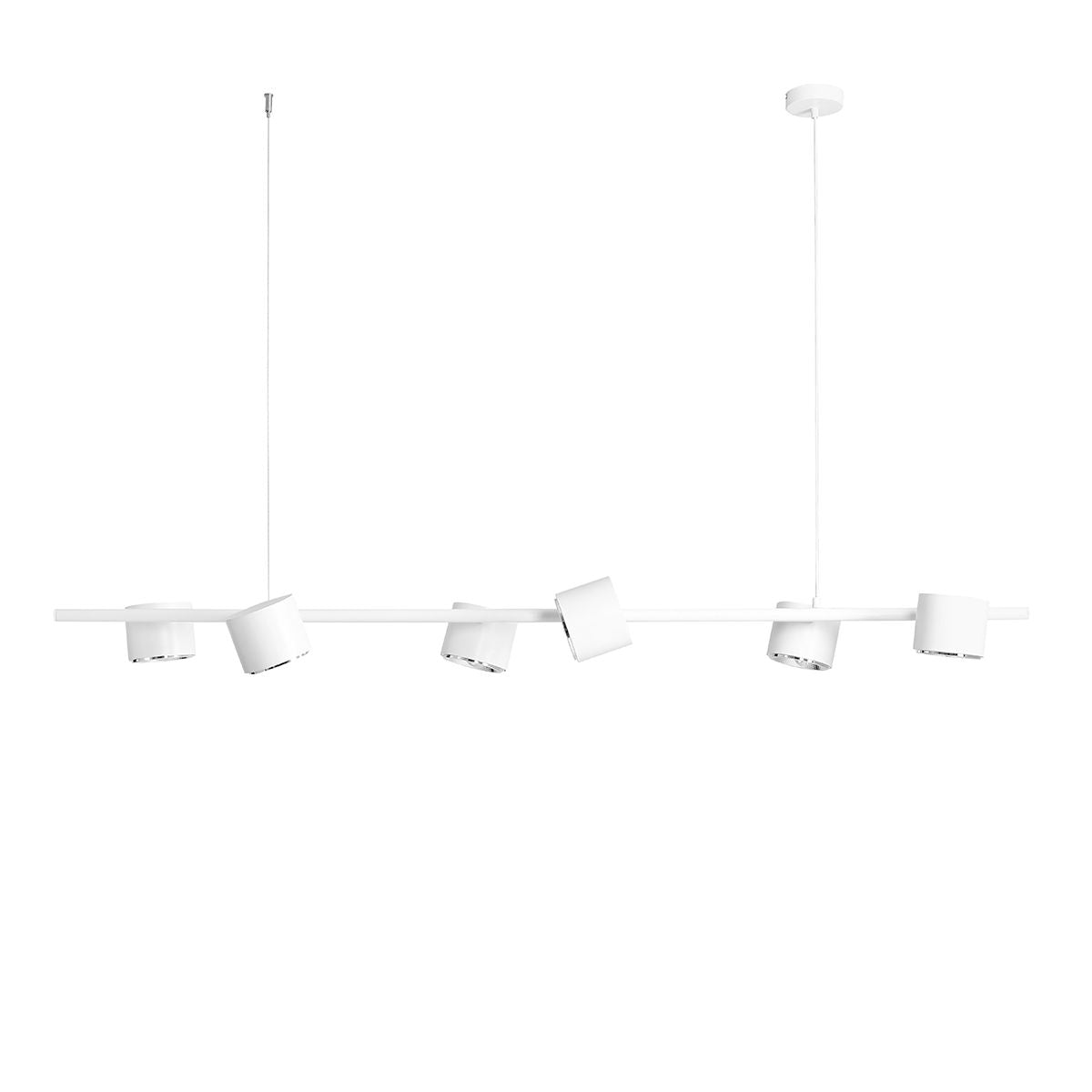 Aldex Lampa Wisząca Bot 6 White - Metal - Biały 1046K